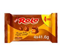 Rolo Milk Chocolate and Caramel Tube Multipacks, 12 Packs of 4 x 41.6 g Tubes (48 Tubes in Total)