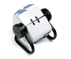 Rolodex Business Card Tray Black Large