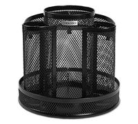 Rolodex Mesh Collection Spinning Desk Sorter, Black (1773083)