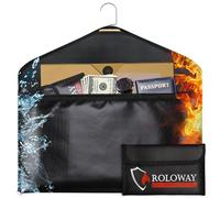 ROLOWAY Hanger Diversion Fireproof Safe, Hidden Compartment for Home & Travel, Secret Safe for Cash Hiding Under Clothes with Small Fireproof Bag