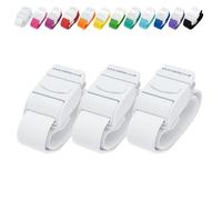 ROLSELEY Pack of 3 WHITE Quick Release Medical Tourniquets with Latex Free Polyester Elastic Band for NHS Phlebotomists, A&E, Paramedics, Medical Students and Professionals - Nurses Gift Idea