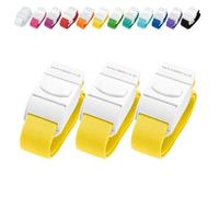 ROLSELEY Pack of 3 YELLOW Quick Release Medical Tourniquets with Latex Free Polyester Elastic Band for NHS Phlebotomists, A&E, Paramedics, Medical Students and Professionals - Nurses Gift Idea