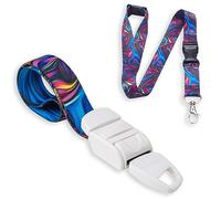 ROLSELEY Pack of Professional Quick and Slow Release Medical Tourniquet and Lanyard with COLOUR STREAM Pattern