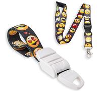ROLSELEY Pack of Professional Quick and Slow Release Medical Tourniquet and Lanyard with EMOJI Pattern