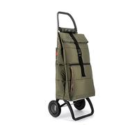 ROLSER Big Polar 2 Wheel Foldable Shopping Trolley - Kaki