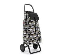 ROLSER I-Max Sahara 2 Wheel Foldable Shopping Trolley - Black