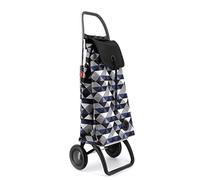 ROLSER I-Max Sahara 2 Wheel Foldable Shopping Trolley - Blue