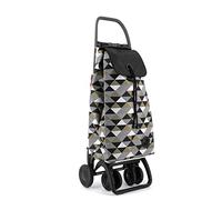 ROLSER I-Max Sahara 4 Wheel 2 Swivelling Foldable Shopping Trolley - Black