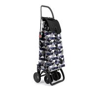 ROLSER I-Max Sahara 4 Wheel 2 Swivelling Foldable Shopping Trolley - Blue