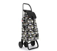 ROLSER I-Max Sahara 4 Wheel Foldable Shopping Trolley - Black