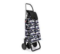 ROLSER I-Max Sahara 4 Wheel Foldable Shopping Trolley - Blue