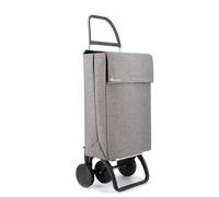 Rolser Jean Tweed 4 Wheel Shopping Trolley - Grey