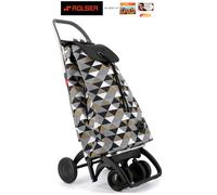 Rolser Pack Tour Premium Folding 6 Wheel Swivel Shopping Trolley with Frame Hook