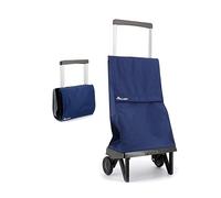 Rolser Plegamatic MF 2 Wheel Foldable Shopping Trolley - Klein