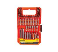 Rolson 100 Piece All Purpose Bit Set Pack of 6 30249