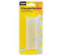 Rolson 10Pcs Mini Glue Sticks - 61222, 72 X 100mm, Great For Diy Jobs