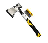 Rolson 12108 20oz One Piece Splitting Hand Axe Hatchet Splitter Outdoor Camping Professional,Yellow/Black