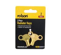 Rolson 2 Piece Brass Radiator Key Pack of 25 22451