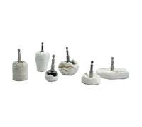 Rolson 24897 6pc ¼"" Hex Shank Polishing & Buffing Pads