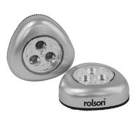 Rolson 3 LED Push Light (2 Pieces)
