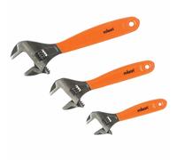 Rolson 3 Piece Adjustable Wrench Set