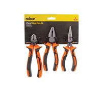Rolson 3 Piece Pliers Set 150mm Pack of 6 20604