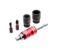 Rolson 30300 - Quick Release 2-in-1 ¼ Dr. Bit & Socket Holder