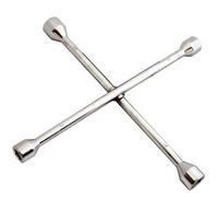 Rolson 350mm Four Way Heavy Duty Wheel Spanner Car Boot Handy Tool