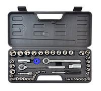 Rolson 36159 52 pc 1/4" & 1/2" Dr. Socket Set
