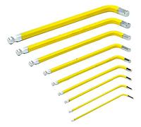 Rolson 40362 9 pc IMP Long Arm Ball Ended Hex Key Set
