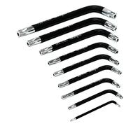 Rolson 40373 9 pc Short Arm Star Key Set
