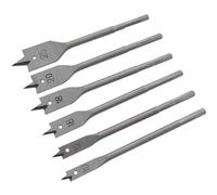Rolson 48523 6Pc Flat Wood Drill Bit Set