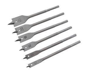 Rolson 48523 6Pc Flat Wood Drill Bit Set