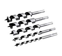 Rolson 48545 5 pc 200 mm Wood Auger Bit Set
