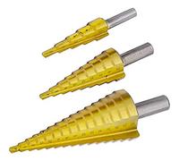 Rolson 48890 3 pc HSS Step Drill Set