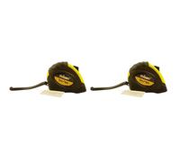 Rolson 50535 5 m x 19 mm Tape Measure, Yellow & Black (Pack of 2)