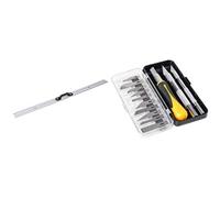 Rolson 50802 Aluminium Builders Rule, 1 m Bundle w