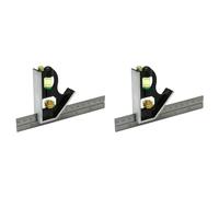 Rolson 50850 150 mm Mini Combination Square (Pack of 2)