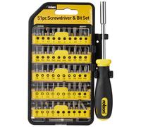 Rolson 51 pc Screwdriver & Bit Set (Chrome Vanadiu