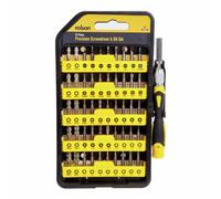 Rolson 51 Piece Precision Screwdriver and Bit Set Pack of 6 28288