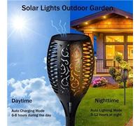 Rolson 54 LED Solar Flame Light
