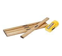 Rolson 56600 4 pc Carpenters Pencil & Sharpener