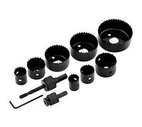 Rolson 58129 12 pc Holesaw Kit, Black
