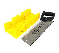Rolson 58262 Tenon Saw & Plastic Mitre Box, Black