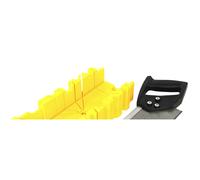 Rolson 58262 Tenon Saw Plastic Mitre Box Black