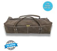 Rolson 600mm Heavy Duty Leather Contractors Tool Bag