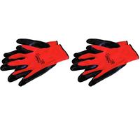 Rolson 60634 Nitrile Coated Work Gloves Large (Pack of 2)