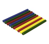 Rolson 61212 Mini Colour Glue Sticks, Multi-Colour, Set of 10 Pieces