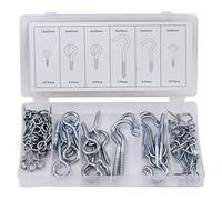 Rolson 61287 80 pc Hook and Eye Bolt Assortment