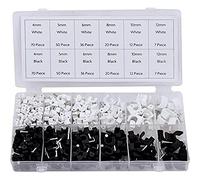 Rolson 390pc Cable Clip Assortment